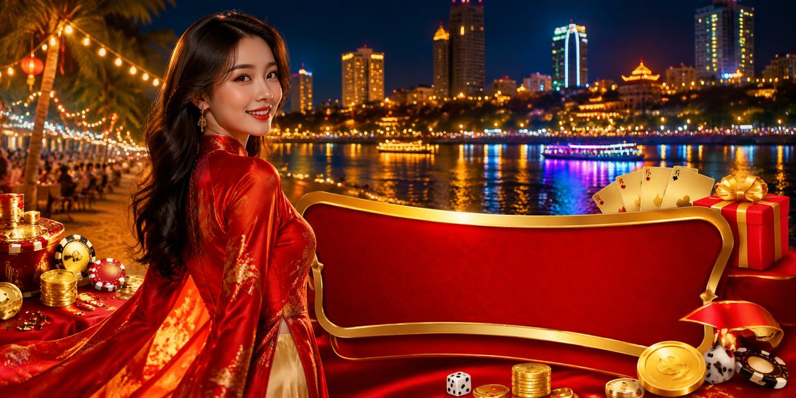 Người dùng tại vùng Mekong mặc áo dài trải nghiệm dịch vụ cá cược trực tuyến an toàn